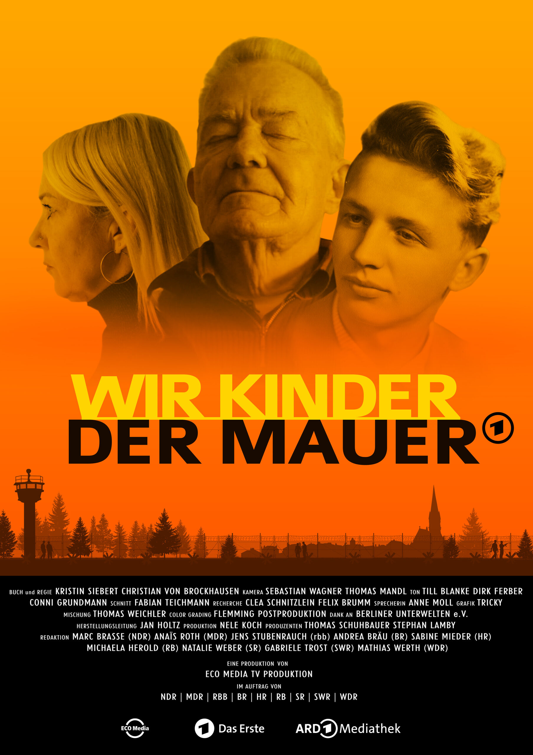 Christian von Brockhausen: Wir Kinder der Mauer. Filmplakat.